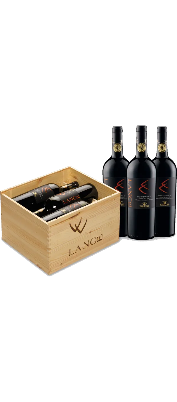 Paolini - Lance Nero d'Avola Sicilia DOC in 6er HK 4,5 l