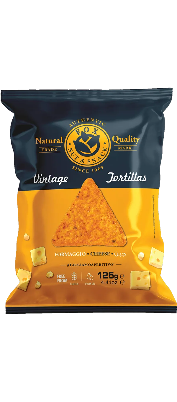 Fox Italia - Vintage Tortillas Chips - Formaggio