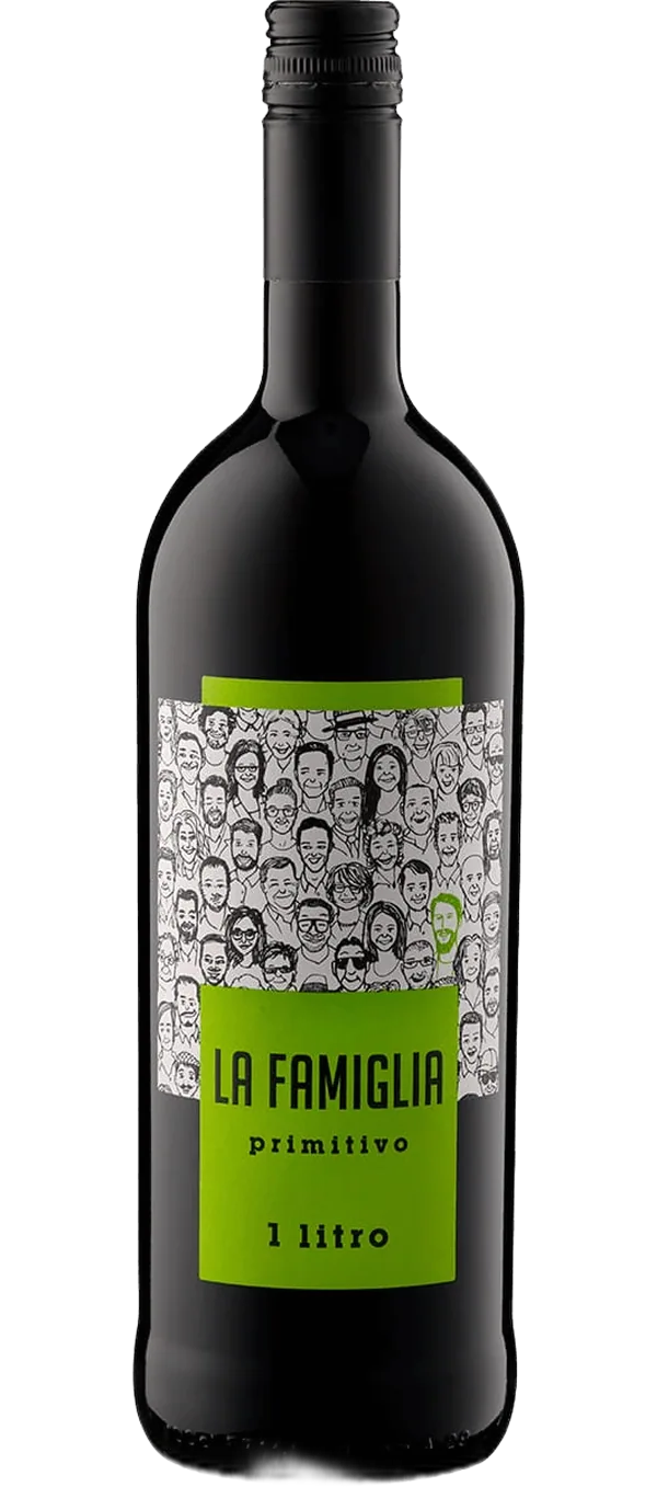 La Famiglia - Primitivo Puglia IGT "La Famiglia" 1 Ltr