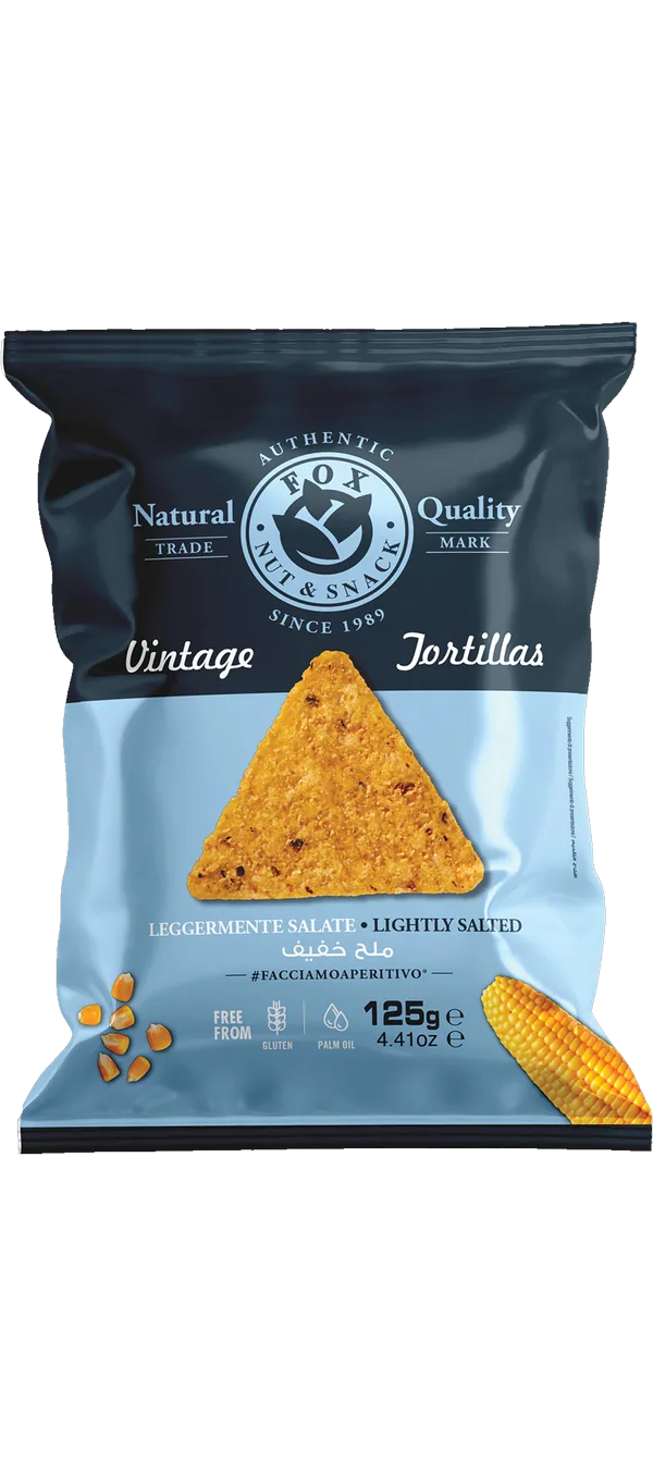 Fox Italia - Vintage Tortillas Chips - Leggermente salate
