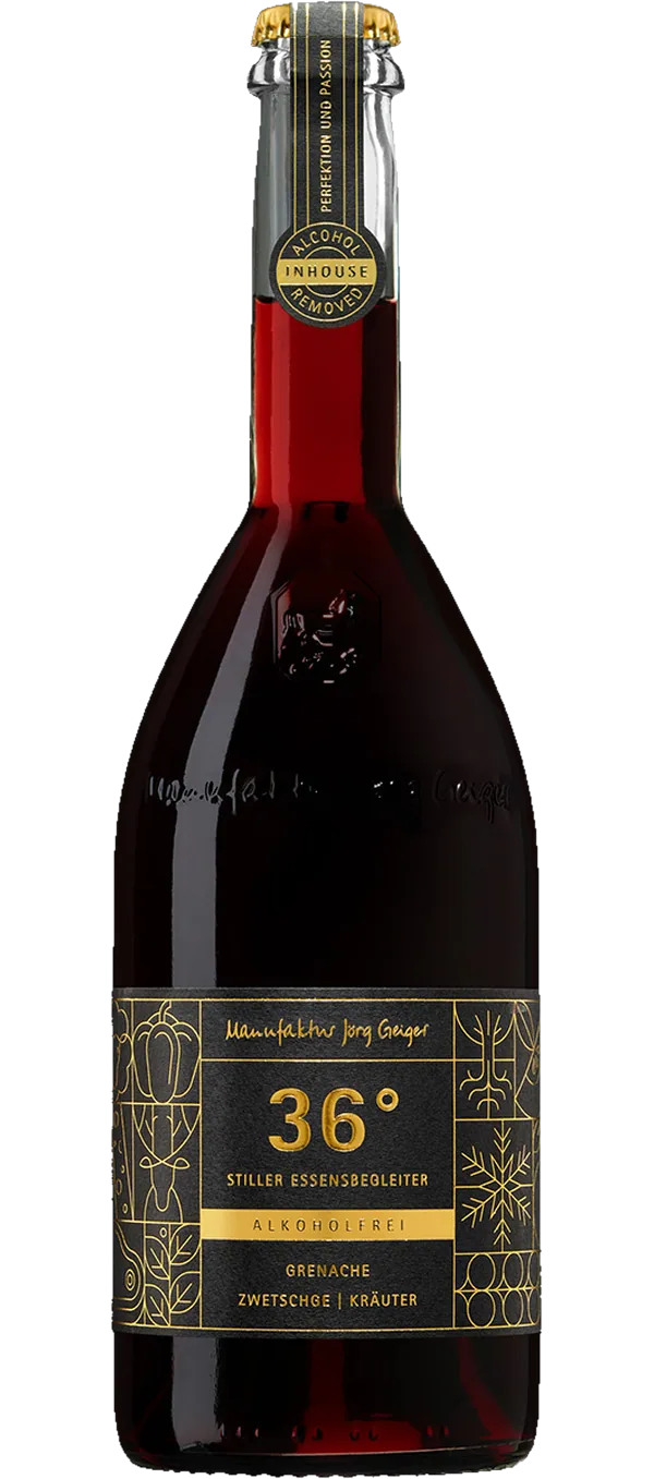 Manufaktur Jörg Geiger - 36 Grad - Grenache Zwetschge Kräuter - alkoholfrei
