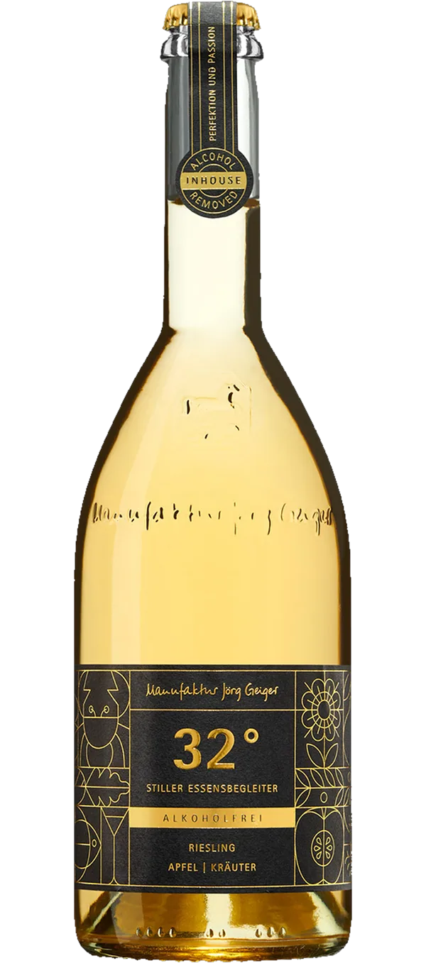 Manufaktur Jörg Geiger - 32 Grad - Riesling Apfel Kräuter - alkoholfrei