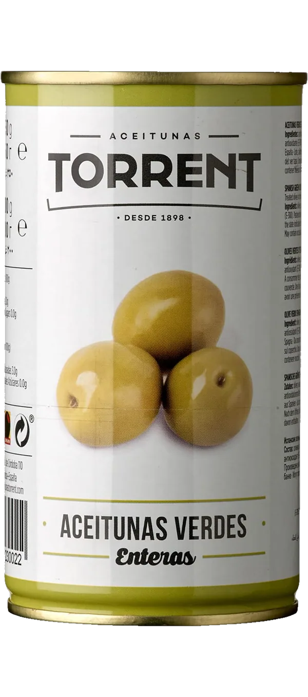 Aceitunas Torrent - Aceitunas Verdes con Hueso