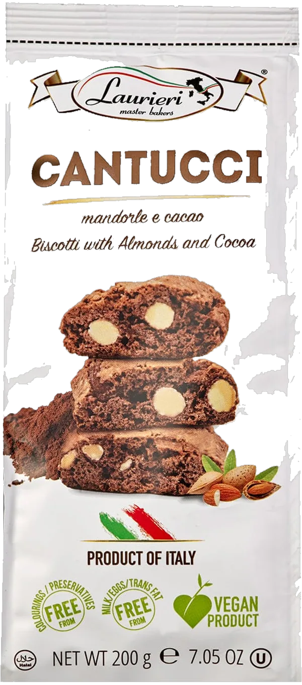 Laurieri - Cantucci con Mandorle e Cacao