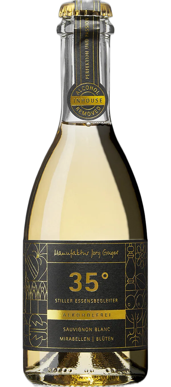 Manufaktur Jörg Geiger - 35 Grad - Sauvignon Blanc Mirabelle - alkoholfrei 0,375 l