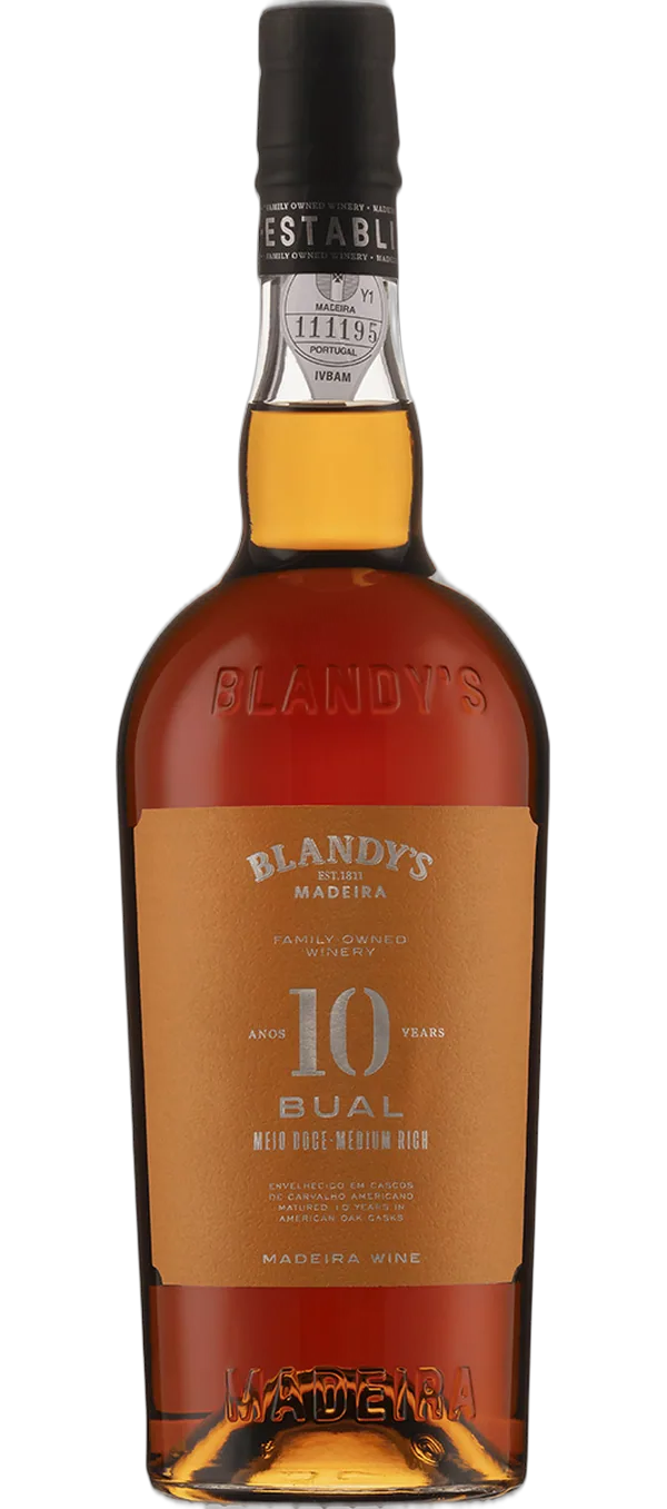 Blandy's Madeira - BLANDY'S 10 Years Old BUAL - Medium-rich
