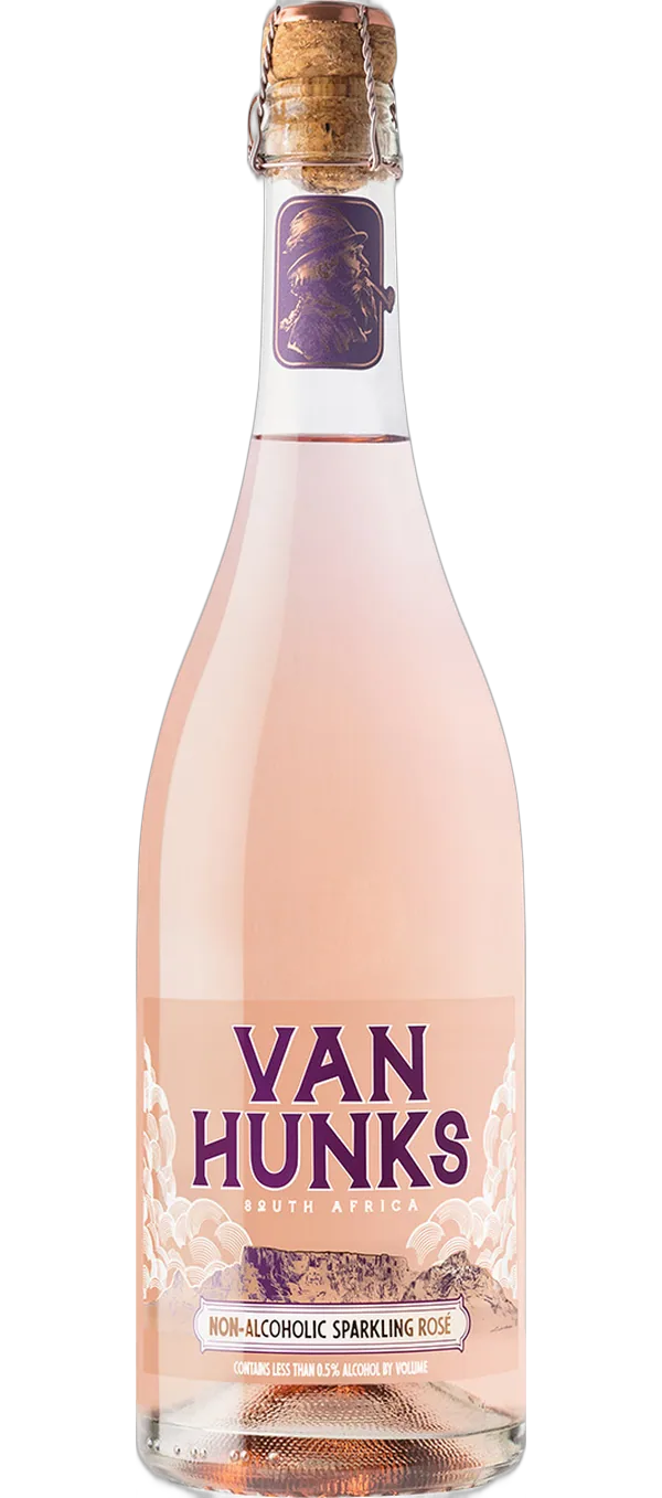 Van Hunks Rosé Sparkling Wein - Alkoholfrei