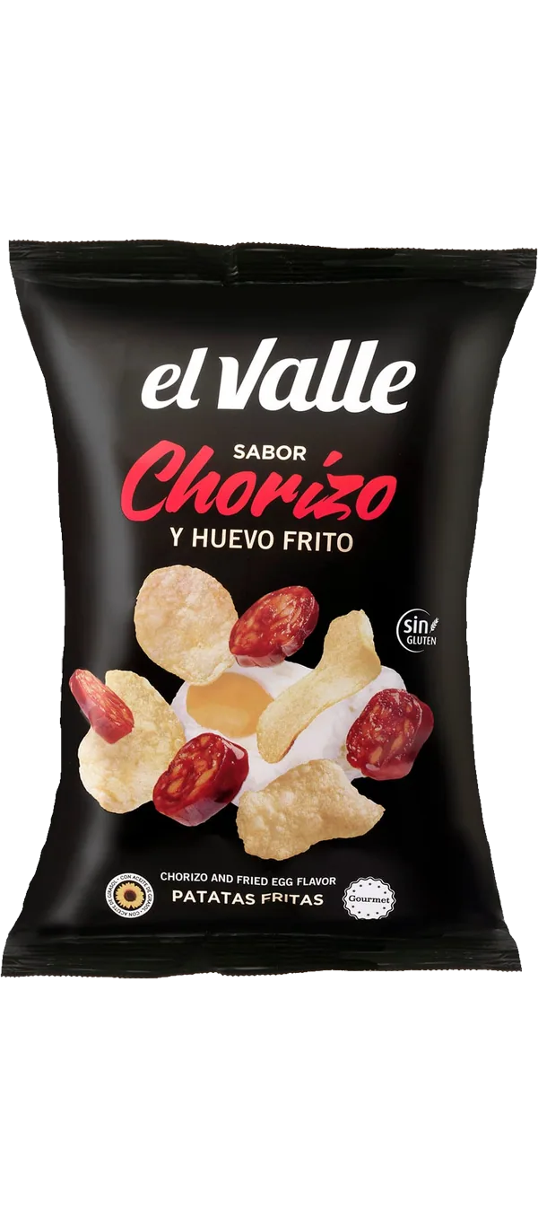 El Valle - Kartoffelchips - Patatas Fritas Chorizo y Huevo Frito