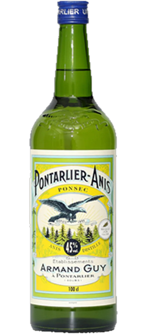 Pontarlier Anis à l'ancienne Sans Sucre 45% 1 Liter