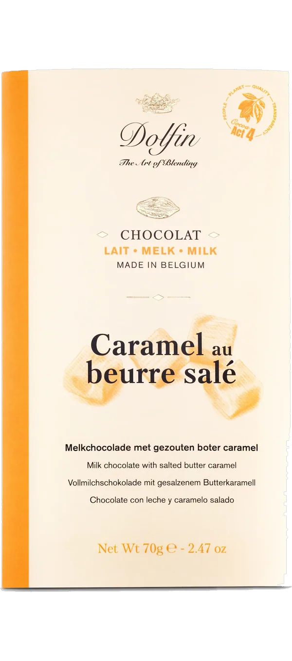 Dolfin Vollmilchschokolade - Karamell mit gesalzener Butter