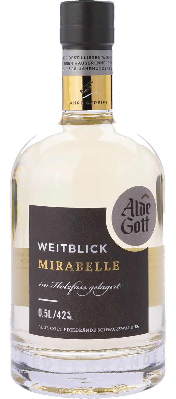 Weitblick Mirabelle im Holzfass gelagert - Alde Gott