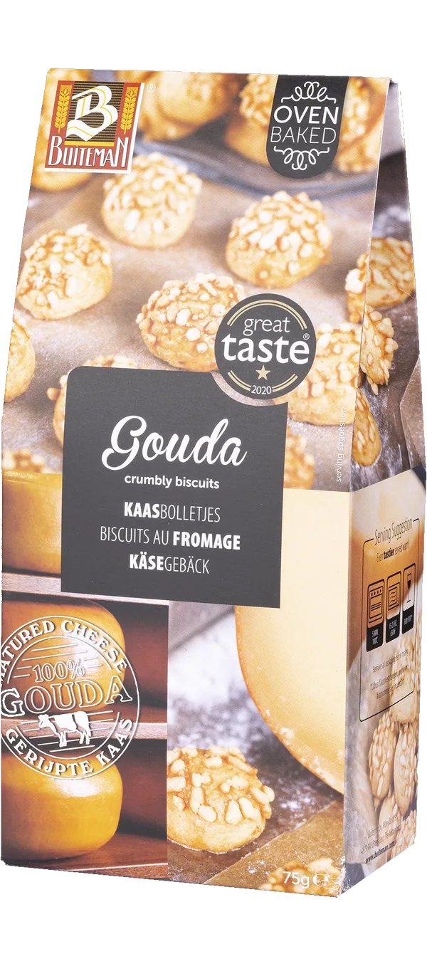 Käsecracker mit Gouda - Buiteman