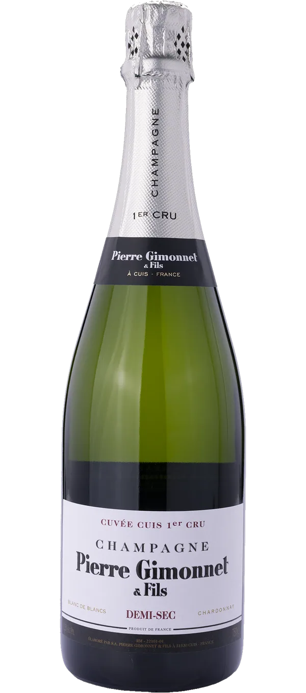 Champagne Cuis 1er Cru Blanc de Blanc Demi-Sec - Pierre Gimonnet & Fils