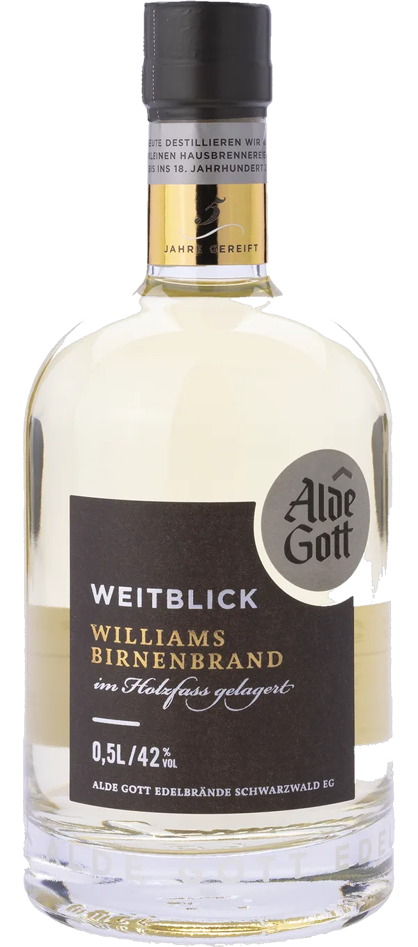 Weitblick Williams Birnenbrand im Holzfass gelagert - Alde Gott