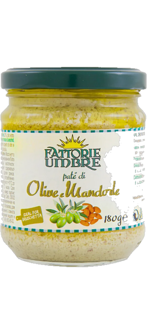 Paté mit Oliven und Mandeln - Fattorie Umbre