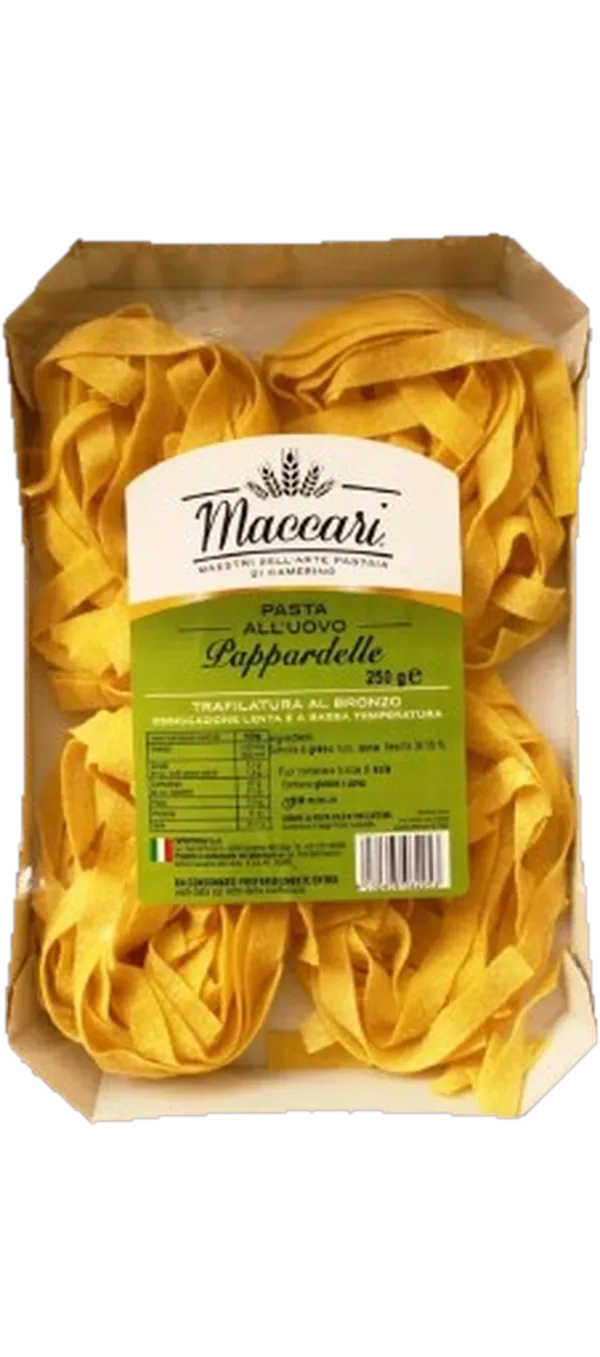 Pappardelle mit Ei - Maccari