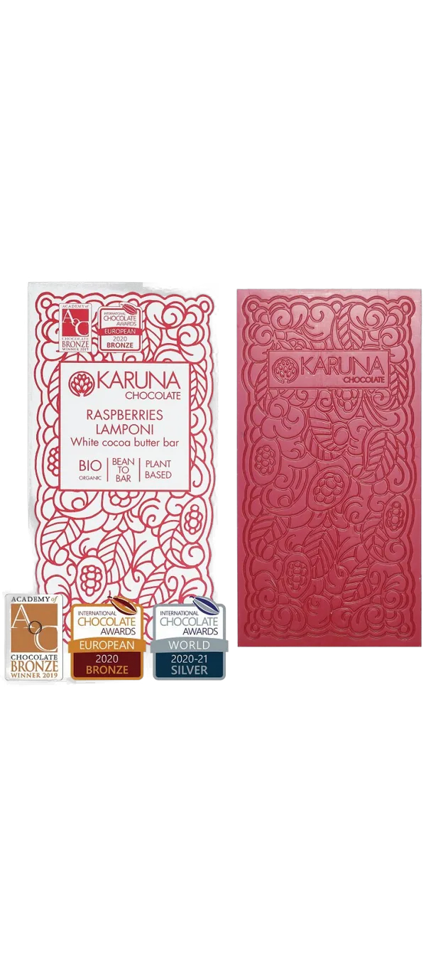 Karuna - Himbeere & Weiße Schokolade - 50g