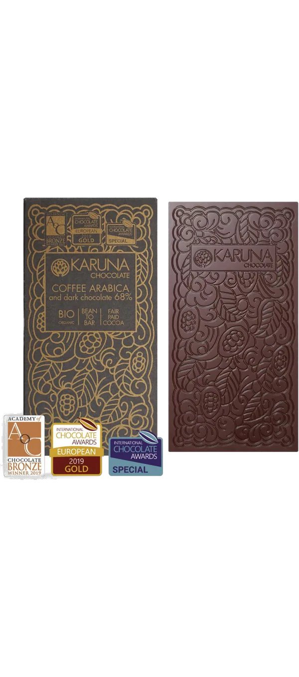 Karuna - Schokoladetafel Belize with Coffee Arabica 68% - 60g