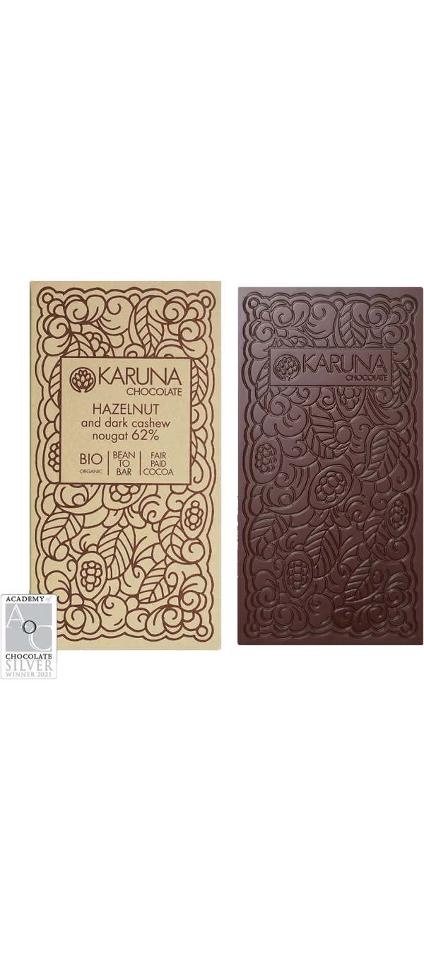 Karuna - Mexiko 62% Cashew-Nougat & Haselnüsse – 60 g