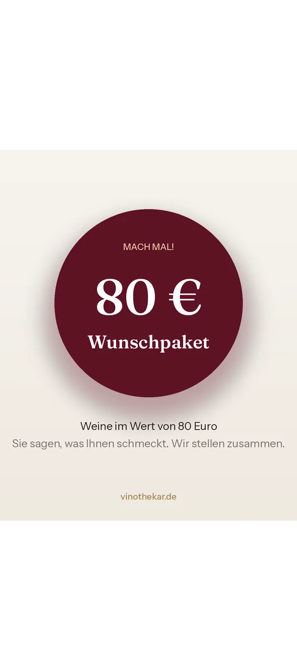 Wunschpaket - Mach mal! für 80 Euro