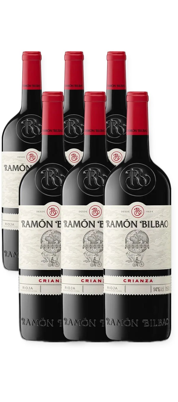 Bodegas Ramón Bilbao - Crianza 1,5l Magnum - 6er-Paket