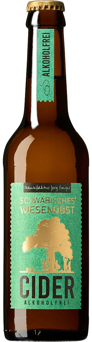 Manufaktur Jörg Geiger - Schwäbisches WiesenObst - Cider alkoholfrei - BIO