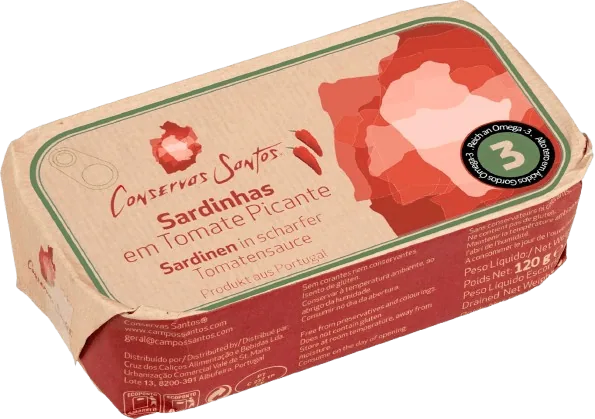 Conservas Santos - Sardinhas em Tomate Picante