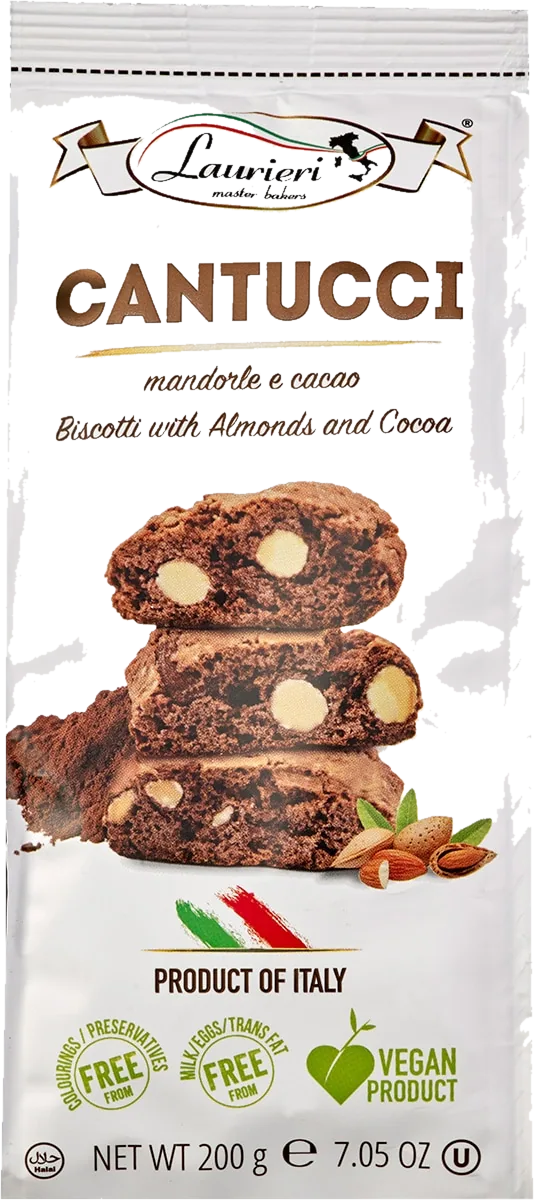 Laurieri - Cantucci con Mandorle e Cacao