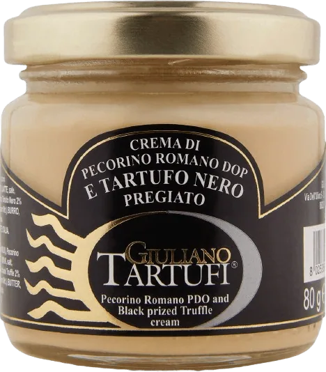 Giuliano Tartufi - Crema con Pecorino Romano DOP e tartufo nero