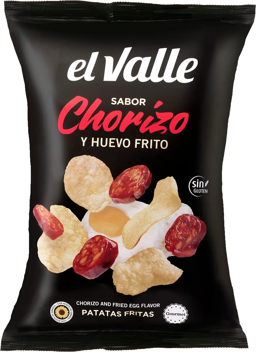 El Valle - Kartoffelchips - Patatas Fritas Chorizo y Huevo Frito