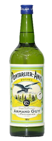 Pontarlier Anis à l'ancienne Sans Sucre 45% 1 Liter