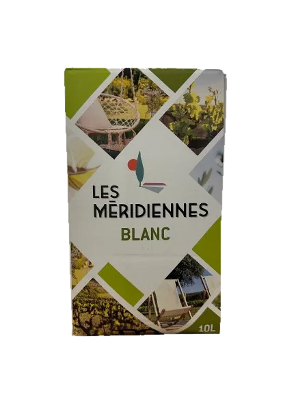 10L Bag in Box blanc VdP de Vaucluse - Les Méridiennes