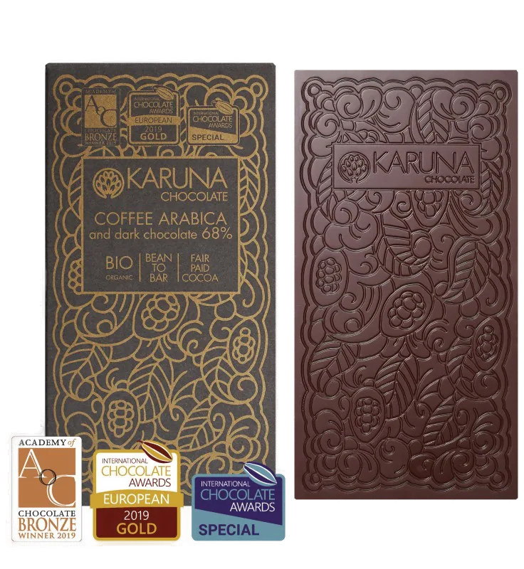 Karuna - Schokoladetafel Belize with Coffee Arabica 68% - 60g