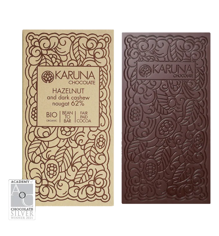 Karuna - Mexiko 62% Cashew-Nougat & Haselnüsse – 60 g