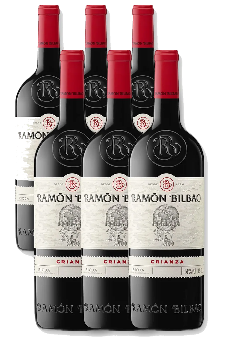 Bodegas Ramón Bilbao - Crianza 1,5l Magnum - 6er-Paket