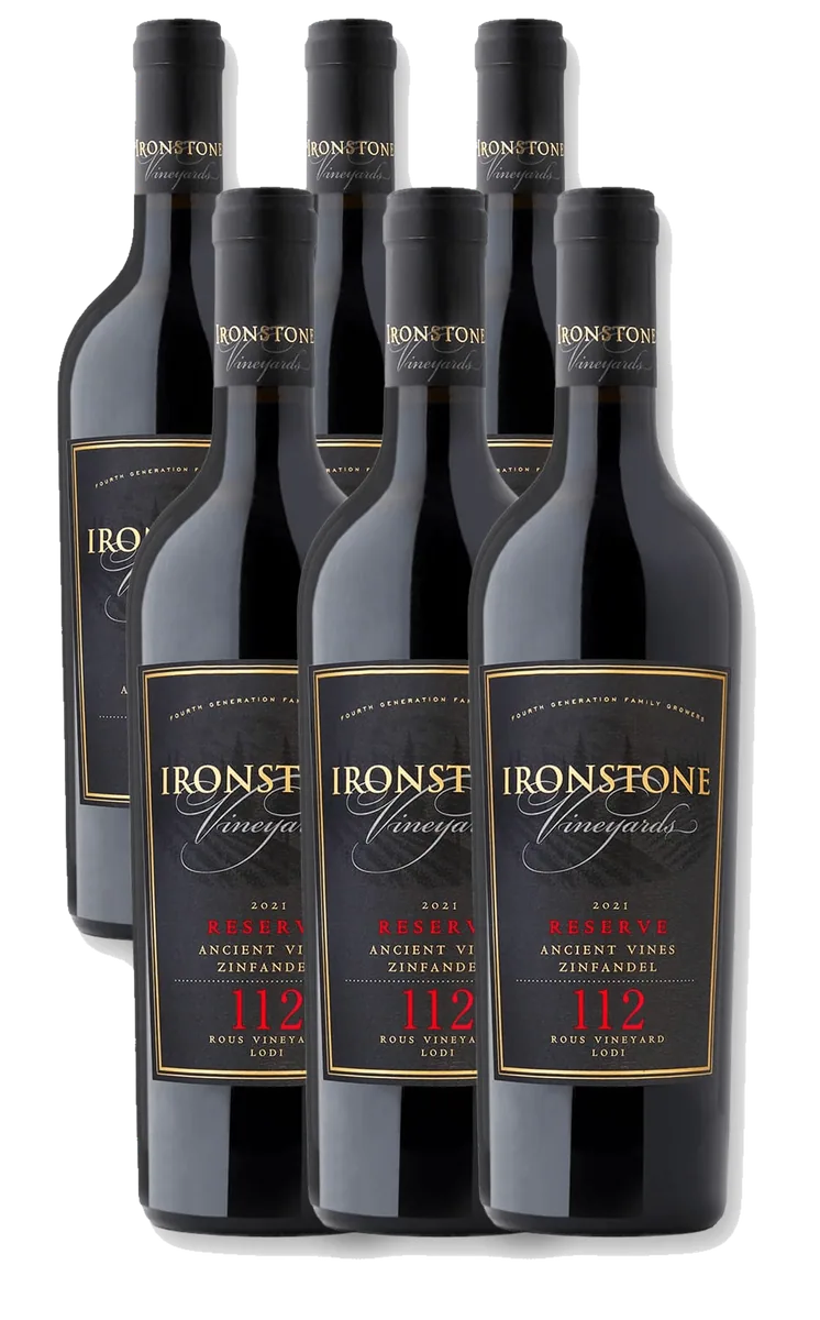 Ironstone Vineyards - Reserve Ancient Vine Zinfandel - Rous Vineyard - 6er-Paket