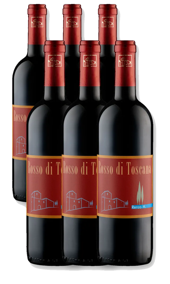 Fattoria di Basciano - Renzo Masi Rosso di Toscana IGT - 6er-Paket, 5 + 1 gratis