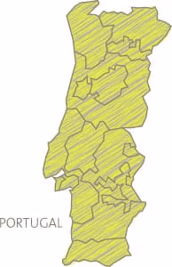 Karte Der Portugiesischen Weinregionen Als Orientierung