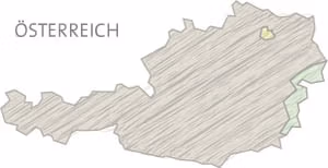 Karte Der Weinregionen Österreichs Als Orientierung