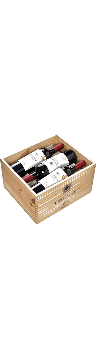 Corte dei Mori - Nero d'Avola Sicilia DOC in 6er Holzkiste