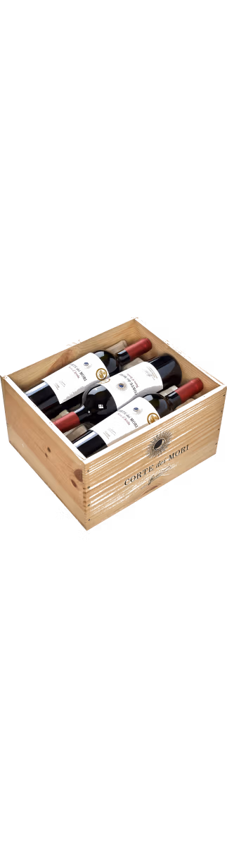 Corte dei Mori - Nero d'Avola Sicilia DOC in 6er Holzkiste