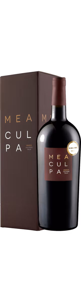 Minini - Mea Culpa Vino Rosso Magnum im Geschenkkarton