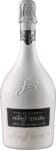 San Simone Blanc de Blancs Brut 2024 – White Flasche – modernes, klares Design mit weißen und silbernen Akzenten.