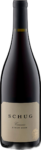 Schug Pinot Noir Carneros 2021 Etikett – klassisches Design mit Familienwappen.