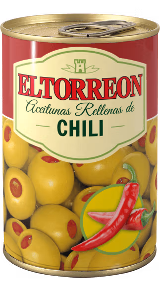 Dein Weinshop 80 El Torreon - Aceitunas Rellenas De Chili