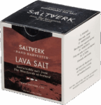 Saltverk - Lava Salt - Meersalzflocken mit Aktivkohle gefärbt