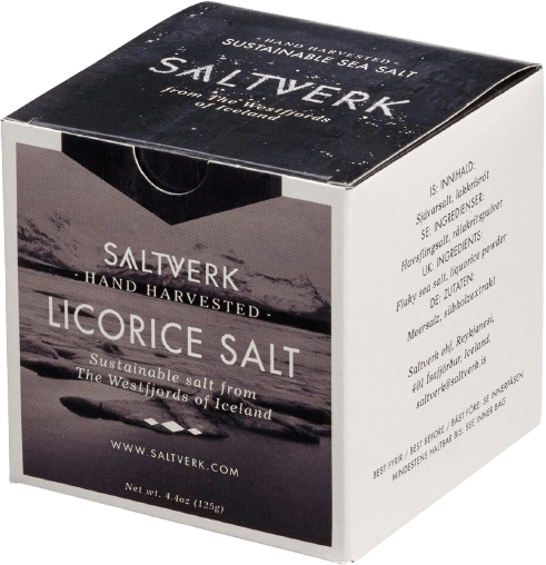 Saltverk - Licorice Salt - Meersalzflocken mit Lakritze