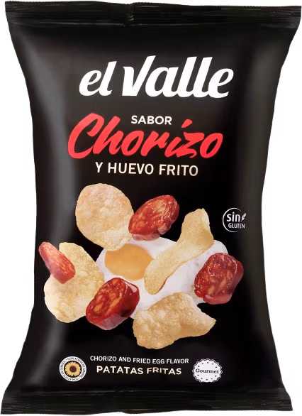 El Valle - Kartoffelchips - Patatas Fritas Chorizo Y Huevo Frito