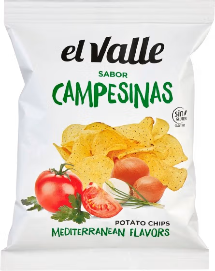El Valle - Kartoffelchips - Patatas Fritas Sabor Campesinas