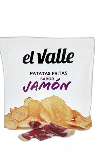 Dein Weinshop 64 El Valle - Kartoffelchips - Patatas Fritas Sabor Jamón